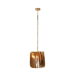 Mes Suspension 1 lampe 37x37x148,5 cm en métal doré