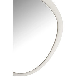 Mes Miroir design 60,5x4,5x58 cm en métal blanc - METTI