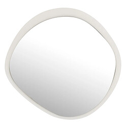 Mes Miroir design 60,5x4,5x58 cm en métal blanc - METTI