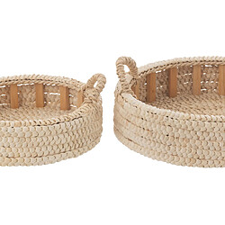 Acheter Mes Lot de 2 plateaux déco 38 et 48 cm en fibres de mais