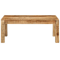 vidaXL Table basse 100x55x40 cm bois de manguier massif