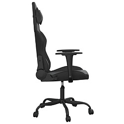 Acheter vidaXL Chaise de jeu Noir Similicuir