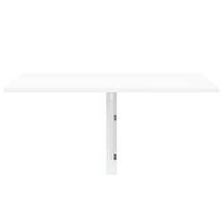 Acheter vidaXL Table murale pliable Blanc brillant 100x60x56cm Bois ingénierie