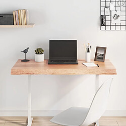 Avis vidaXL Dessus de table bois massif traité bordure assortie