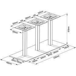 Acheter Cstore Table à manger extensible Quadrato - Chêne et noir