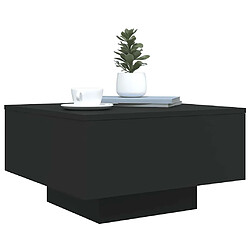 Acheter vidaXL Table basse noir 55x55x31 cm bois d'ingénierie