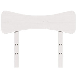 Acheter vidaXL Tête de lit blanc 100 cm bois massif de pin