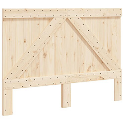 vidaXL Tête de lit 140x104 cm bois massif de pin