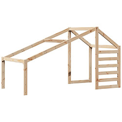 vidaXL Toit de lit pour enfants 198x87x113 cm bois de pin massif