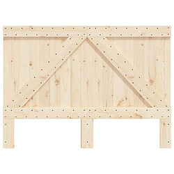 Avis vidaXL Tête de lit 140x104 cm bois massif de pin