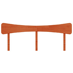 Acheter vidaXL Tête de lit cire marron 200 cm bois massif de pin