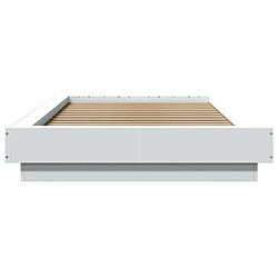 Acheter vidaXL Cadre de lit sans matelas blanc 90x200 cm