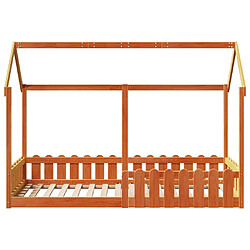 Acheter vidaXL Cadre de lit d'enfants forme de maison sans matelas 80x200 cm