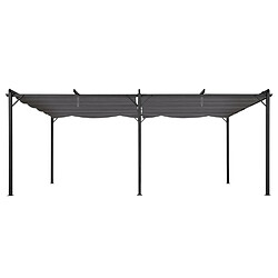 Avis Idmarket MARKET Pergola 3x6 M Gris