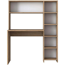 Hanah home bureau avec caisson - Marron