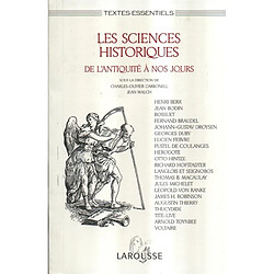 Les Sciences historiques : de l'Antiquité à nos jours
