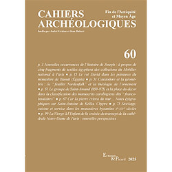 Cahiers archéologiques (Les), n° 60