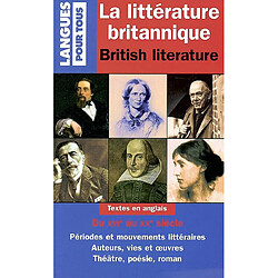 La littérature britannique. British literature