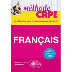 Français : annales corrigées 2023 - Occasion