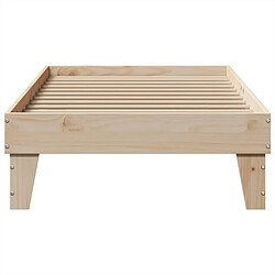 Acheter vidaXL Cadre de lit sans matelas 90x190 cm bois de pin massif