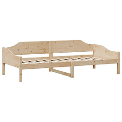 Acheter vidaXL Cadre de lit sans matelas 90x190 cm bois de pin massif