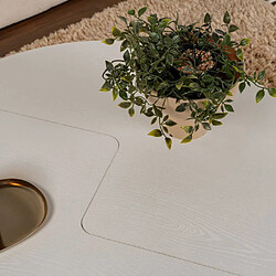 Acheter Hanah home Moira table basse ronde - Blanc