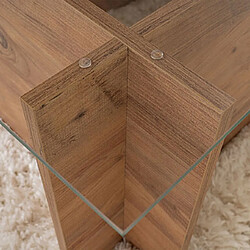 Hanah home Table basse rectangulaire - Pin pas cher