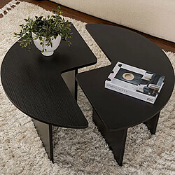 Hanah home Table basse Moira - Noir pas cher