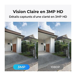 Caméra extérieure - REOLINK - B320 - Panneau solaire - Blanc