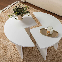 Avis Hanah home table basse Moira - Blanc