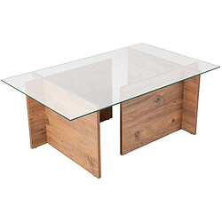 Hanah home Table basse rectangulaire - Pin