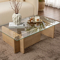 Hanah Home - Table Basse Flavio Chêne