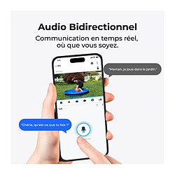 Caméra extérieure - REOLINK - B320 - Panneau solaire - Blanc pas cher