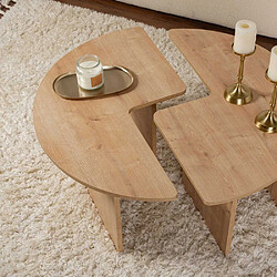 Avis Hanah home Table basse Moira - Chêne