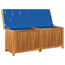 Acheter vidaXL Boîte à coussins d'extérieur 150x50x60,5cm bois massif d'acacia