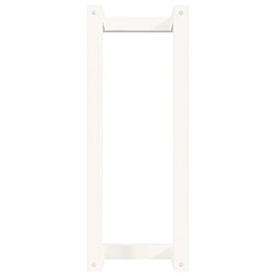 Acheter vidaXL Porte-serviette bois pin massif blanc