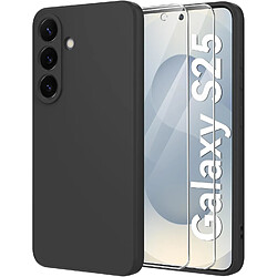 Little Boutik Coque Samsung Galaxy S25 Silicone Noir pas cher