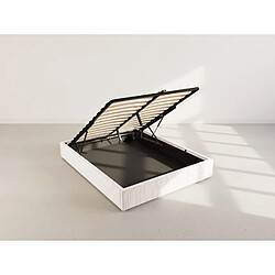 Acheter Bestmobilier Isa - lit coffre - 160x200 cm - en velours côtelé