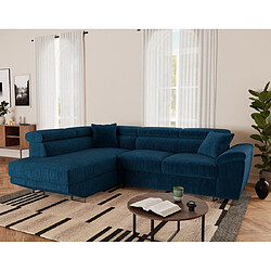 Bestmobilier Baoji Canapé convertible angle gauche