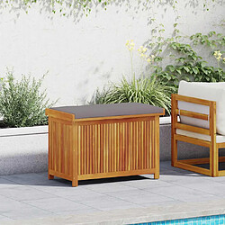 Avis vidaXL Boîte à coussins d'extérieur 90x50x60,5 cm bois massif d'acacia