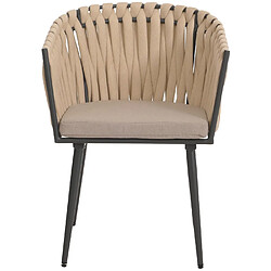 Acheter Mendler Chaises de jardin lot de 2 - Beige