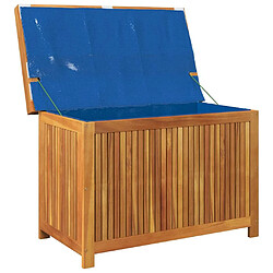 Acheter vidaXL Boîte à coussins d'extérieur 90x50x60,5 cm bois massif d'acacia