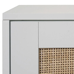 Mendler Armoire à chaussures - Blanc