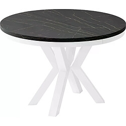 Wfl group Table à manger Clara - Marbre noir