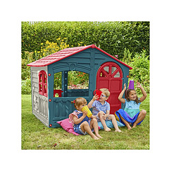 Habitat Et Jardin Cabane enfant en plastique FUN - 140 x 111 x 115 cm - Bleu