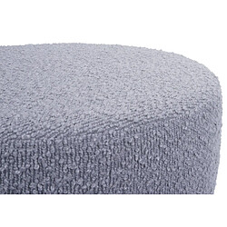 Avis Mendler Tabouret design tissu bouclé - Gris