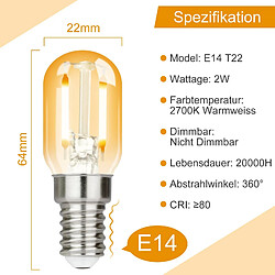 Zmh Ampoule LED E14 T22
