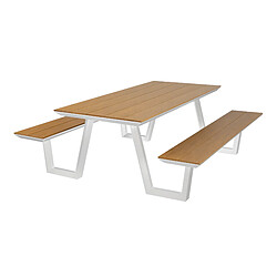 Axi House Axi Table de pique-nique Nori - Blanche