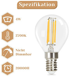 ZMH Ampoule LED Vintage Edison Bulb Blanc Chaud Filament Vintage pour Hôtel Maison