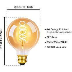 Zmh ampoule LED vintage E27
